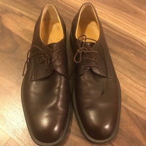 Salvatore Ferragamo Brown Oxford 8.5 2E